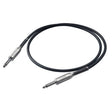 Cable de instrumento PROEL BULK100LU10 jack 6,3 mm TS a TS, 10 m, negro