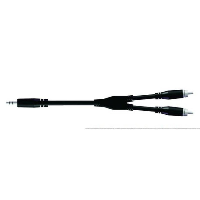 Cable adaptador en Y PROEL BULK540LU3 minijack 3,5 mm a dos RCA, 3 m, negro