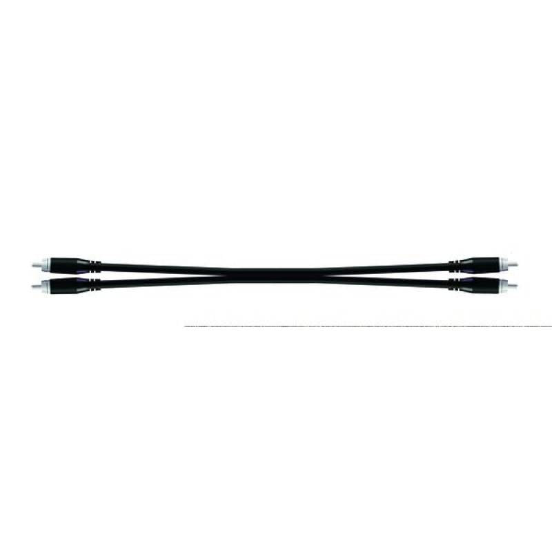Cable estéreo PROEL BULK545LU3 dos RCA a dos RCA, 3 m, negro