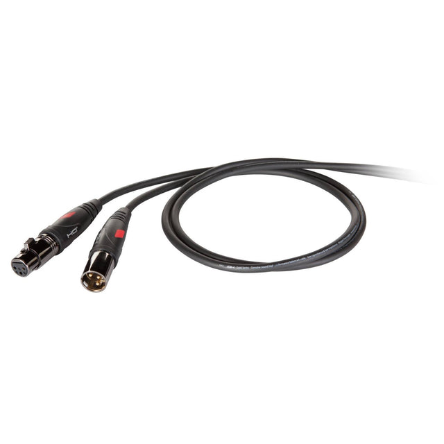 Cable balanceado PROEL Die Hard Gold DHG240 con conectores XLR hembra y macho
