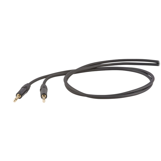 Cable de instrumento PROEL Die Hard DHS100LU10 con dos conectores jack de 6,3 mm, negro