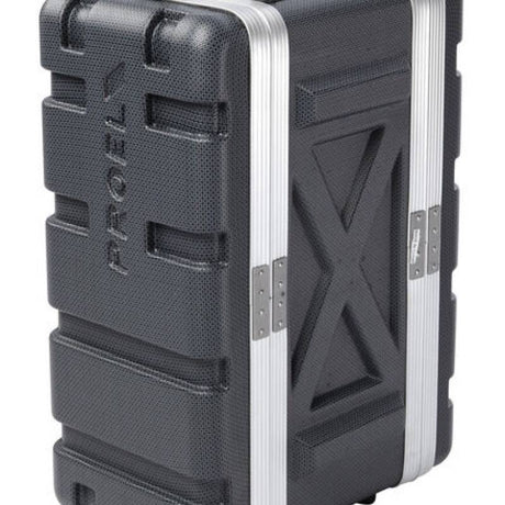 Rack case PROEL FOABSR4US de 19 pulgadas y 4U, profundidad útil 208 mm, negro y gris