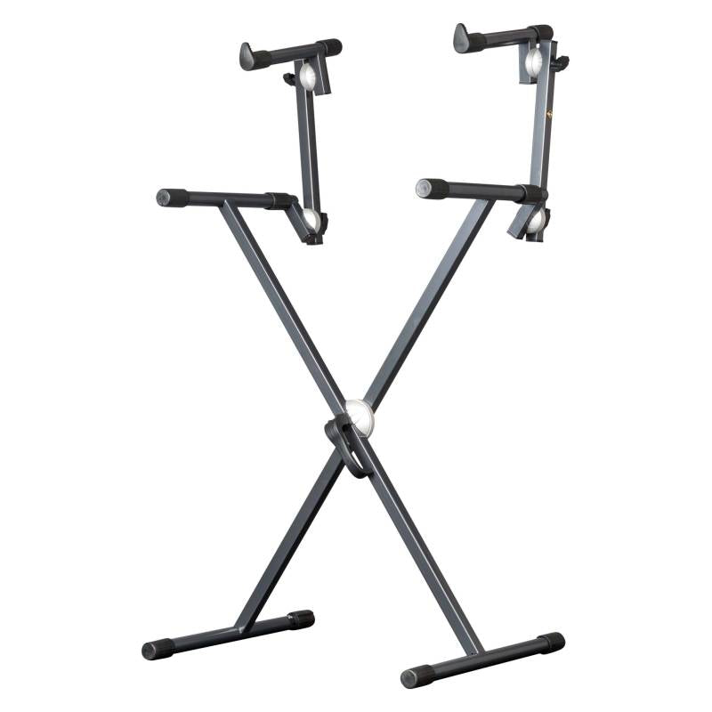Soporte de teclado PROEL SPL152 de dos niveles en gris antracita