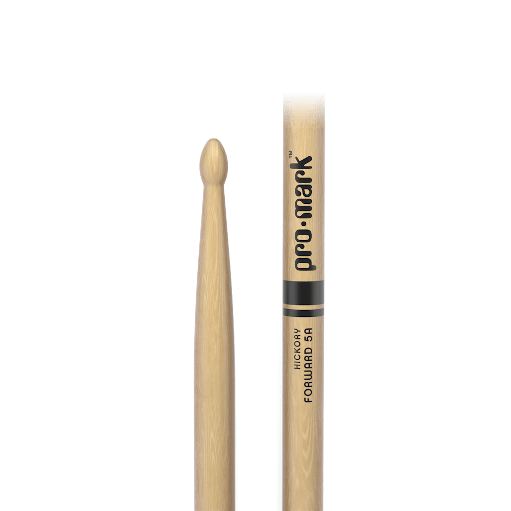 Detalle de punta oval de las baquetas ProMark TX5AW