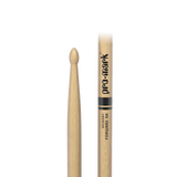 Detalle de punta oval de las baquetas ProMark TX5AW