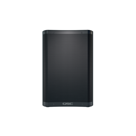 Altavoz portátil a batería QSC CB10 de 10 pulgadas, vista frontal
