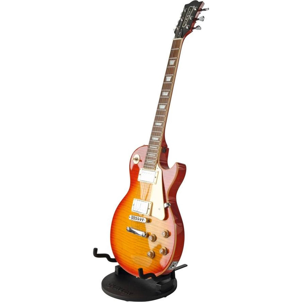 Soporte Quik Lok GI/8 con guitarra eléctrica