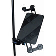 Soporte universal Quik Lok IPS/12 con tablet en un asta