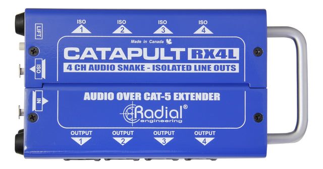 Receptor Snake de Audio Radial Catapult RX4L para Señal de Línea imagen oficial del producto completo