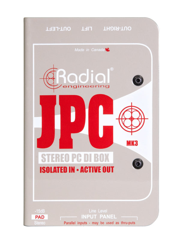 Caja Directa Estéreo Radial JPC imagen oficial del producto completo