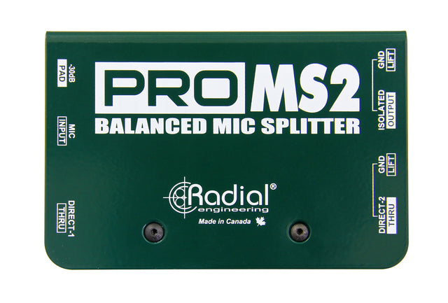 Splitter Pasivo para Micrófono Radial ProMS2 imagen oficial del producto completo