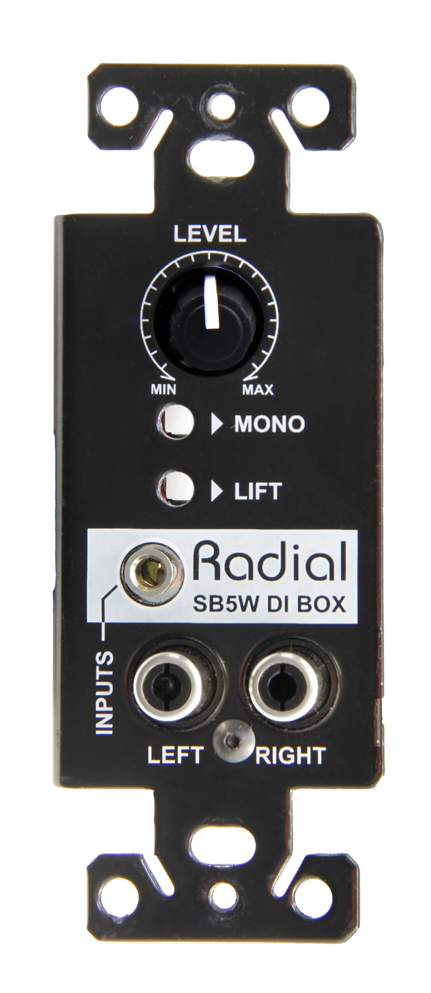 Caja Directa Pasiva Estéreo Radial SB 5W Wall DI imagen oficial del producto completo