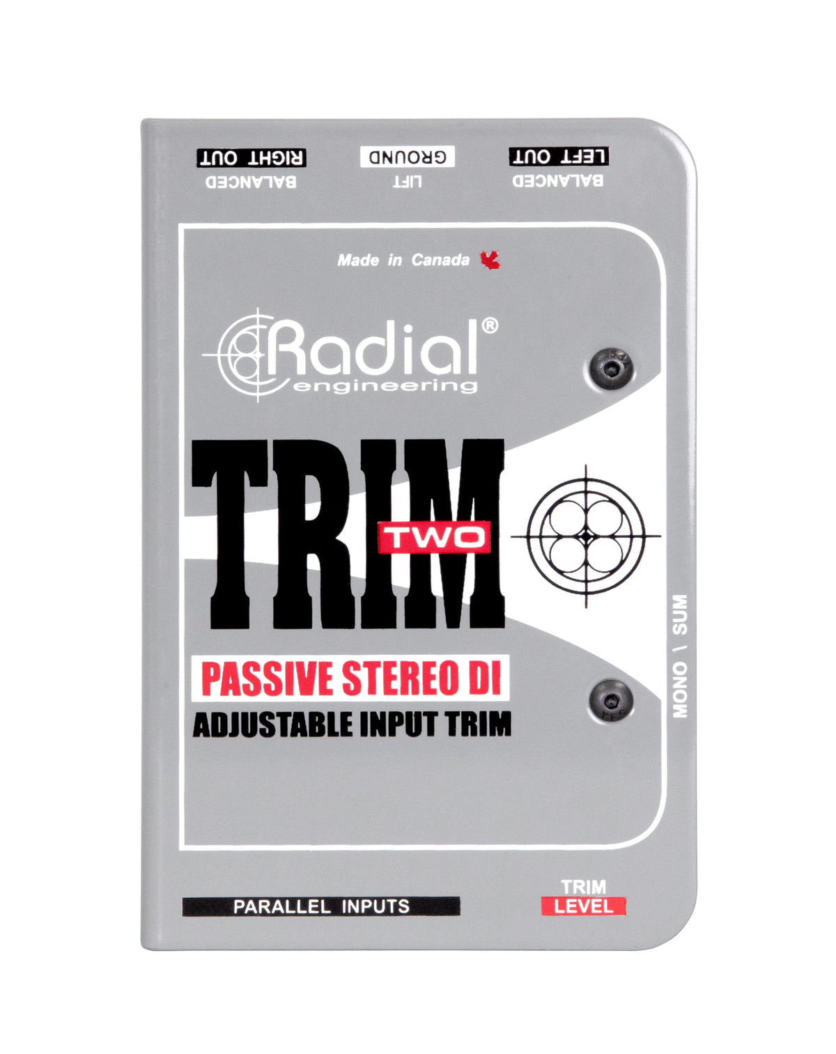 Caja Directa Estéreo Radial Trim Two imagen oficial del producto completo