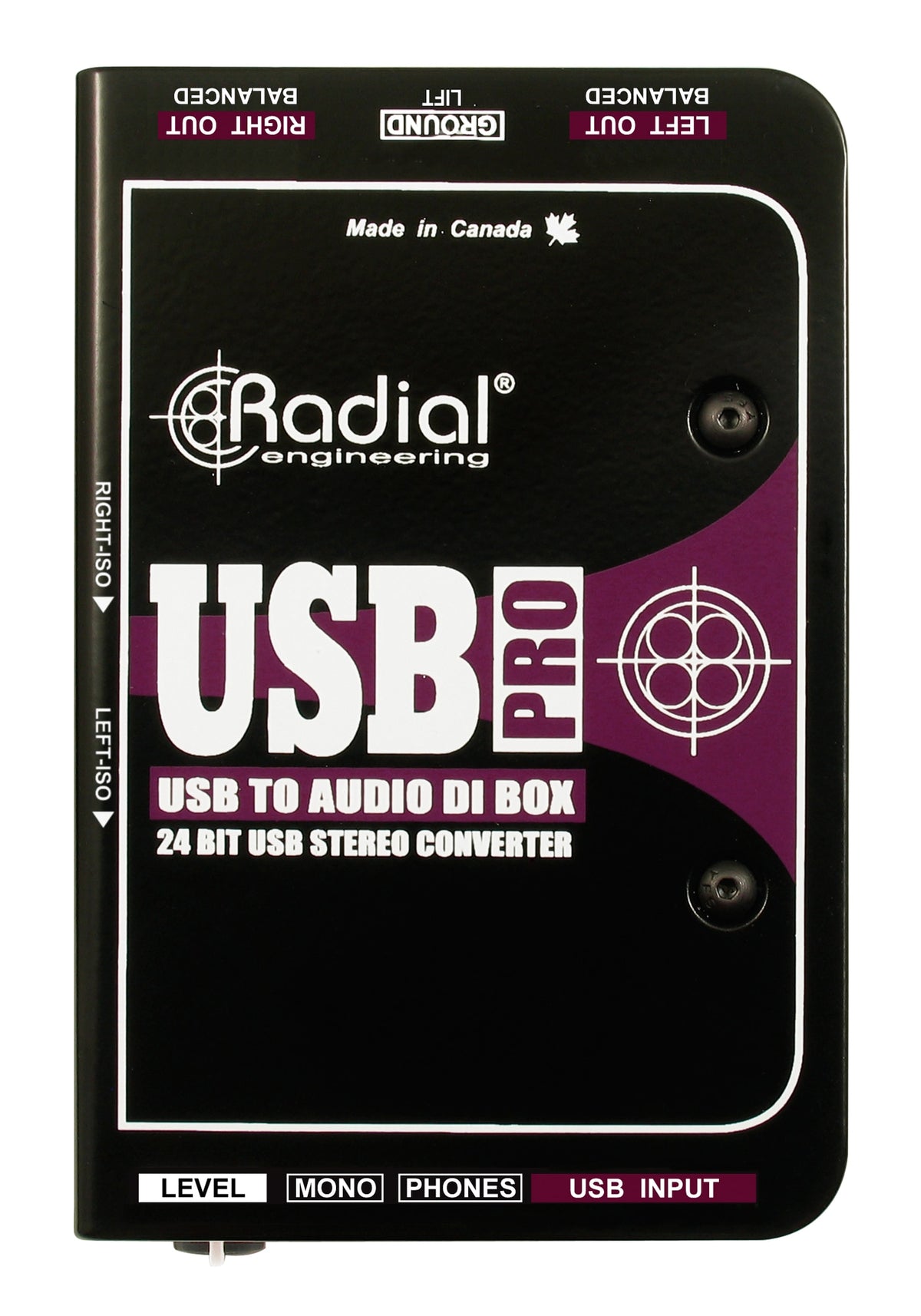 Interfaz de Audio USB Radial USB Pro imagen oficial del producto completo