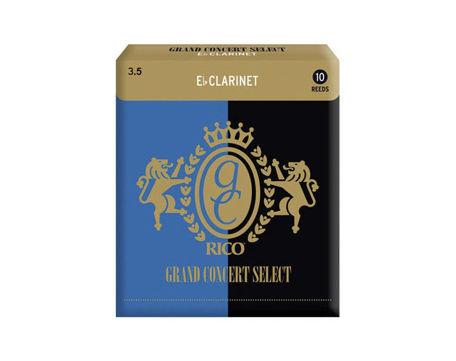 Cañas Rico Grand Concert Select 3.5 para clarinete en Mi bemol, empaque original de referencia; venta por unidad