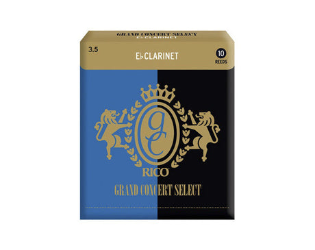 Cañas Rico Grand Concert Select 3.5 para clarinete en Mi bemol, empaque original de referencia; venta por unidad