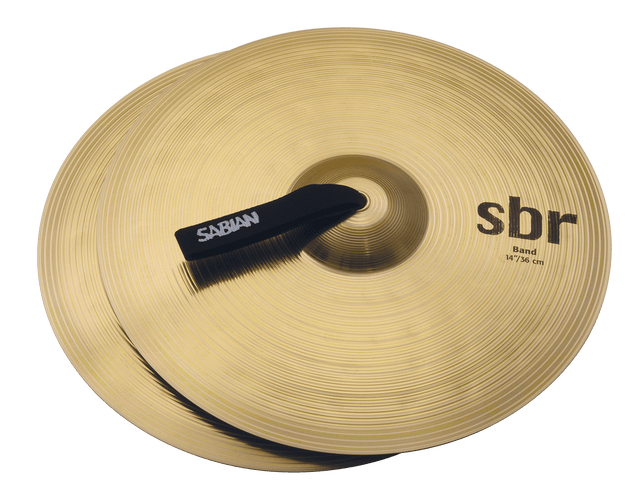 Par de platillos Sabian SBr Marching Band de 14 pulgadas