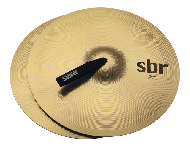 Par de platillos Sabian SBr Marching Band de 16 pulgadas
