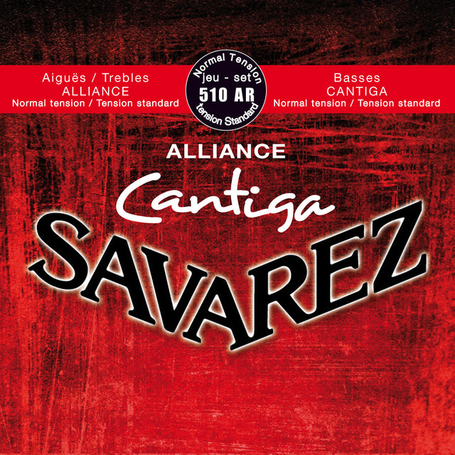 Encordado Savarez Alliance Cantiga 510AR tensión normal para guitarra clásica, empaque oficial