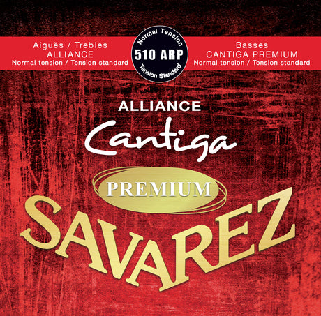 Encordado Savarez Alliance Cantiga Premium 510ARP tensión normal para guitarra clásica, empaque oficial