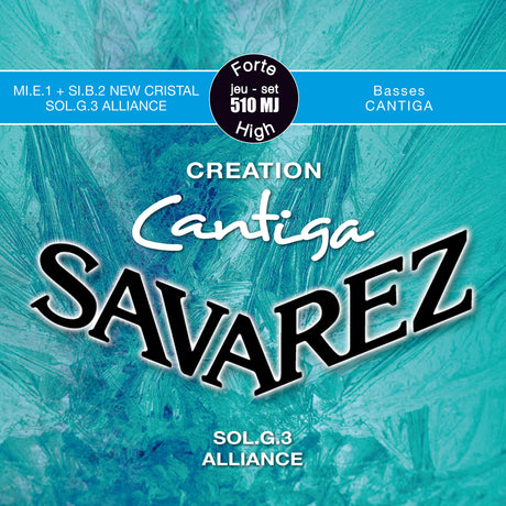 Encordado Savarez Creation Cantiga 510MJ tensión fuerte para guitarra clásica, empaque oficial