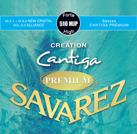 Encordado Savarez Creation Cantiga Premium 510MJP tensión fuerte para guitarra clásica, empaque oficial