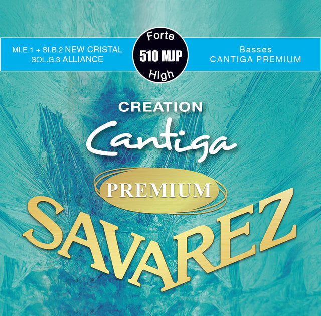 Encordado Savarez Creation Cantiga Premium 510MJP tensión fuerte para guitarra clásica, empaque oficial