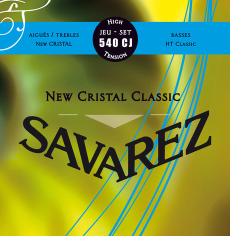 Encordado Savarez New Cristal HT Classic 540CJ tensión fuerte para guitarra clásica, empaque oficial