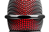 Micrófono dinámico vocal sE Electronics V7, detalle de la rejilla biselada