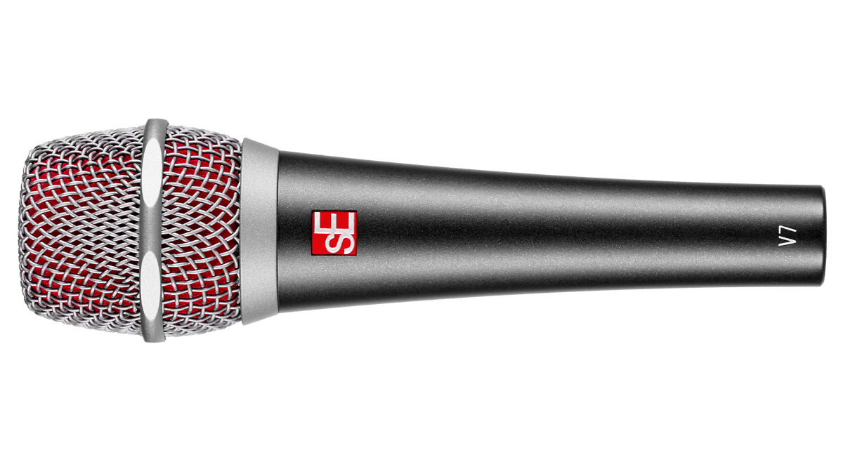 Micrófono dinámico vocal sE Electronics V7, vista lateral