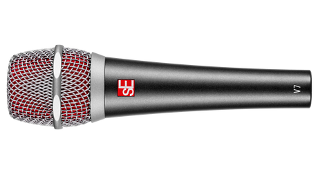 Micrófono dinámico vocal sE Electronics V7, vista lateral