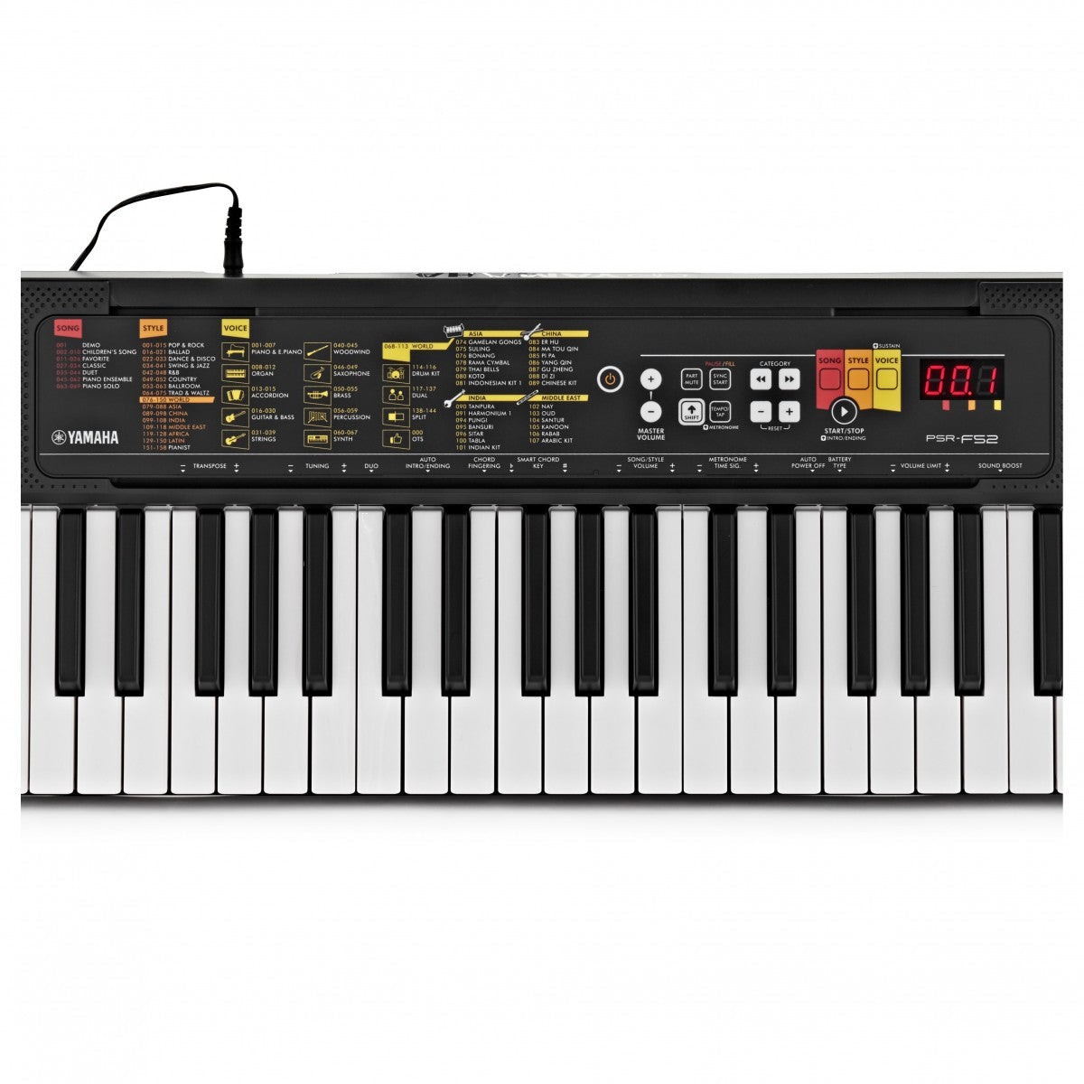 TECLADO YAMAHA PSRF52 + PA3C, imagen 3
