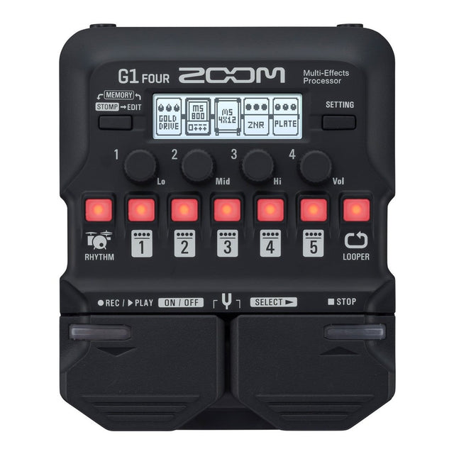 PEDAL EFECTOS ZOOM G1FOUR, imagen 1