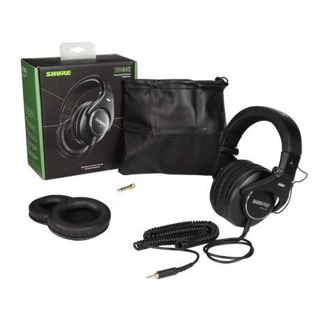 Detalle y accesorios de los Shure SRH840