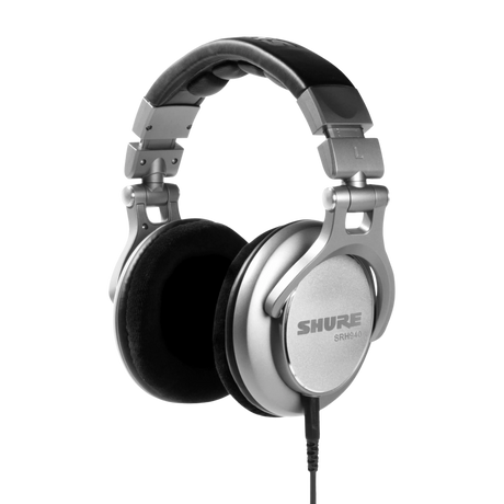 Audífonos de referencia Shure SRH940 en acabado plateado