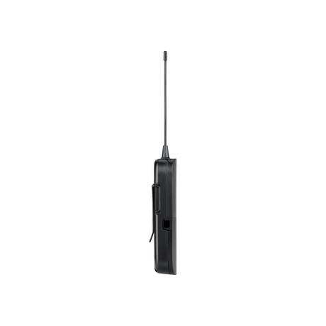 Vista adicional oficial del receptor y accesorios Shure BLX14R/MX53-H9