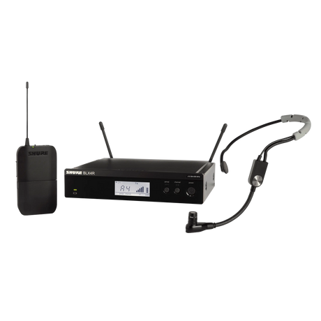 Sistema Shure BLX14R/SM35-H9 con receptor de rack, bodypack y micrófono de diadema