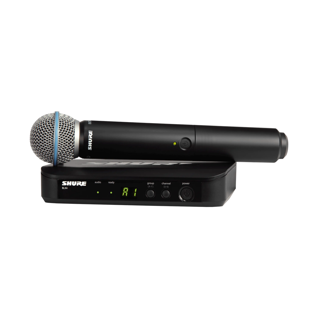 Sistema vocal inalámbrico Shure BLX24/B58 con receptor y micrófono BETA 58A