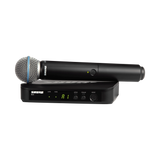 Sistema vocal inalámbrico Shure BLX24/B58 con receptor y micrófono BETA 58A