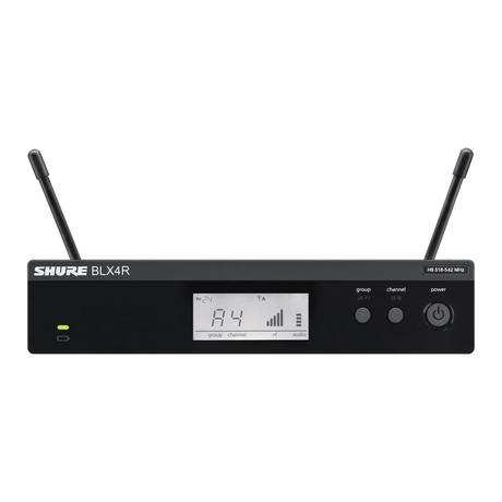 Vista adicional oficial del receptor Shure BLX4R