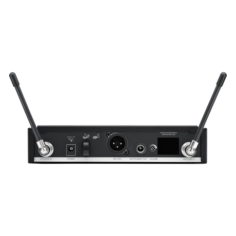 Detalle oficial del sistema inalámbrico Shure BLX24R/SM58
