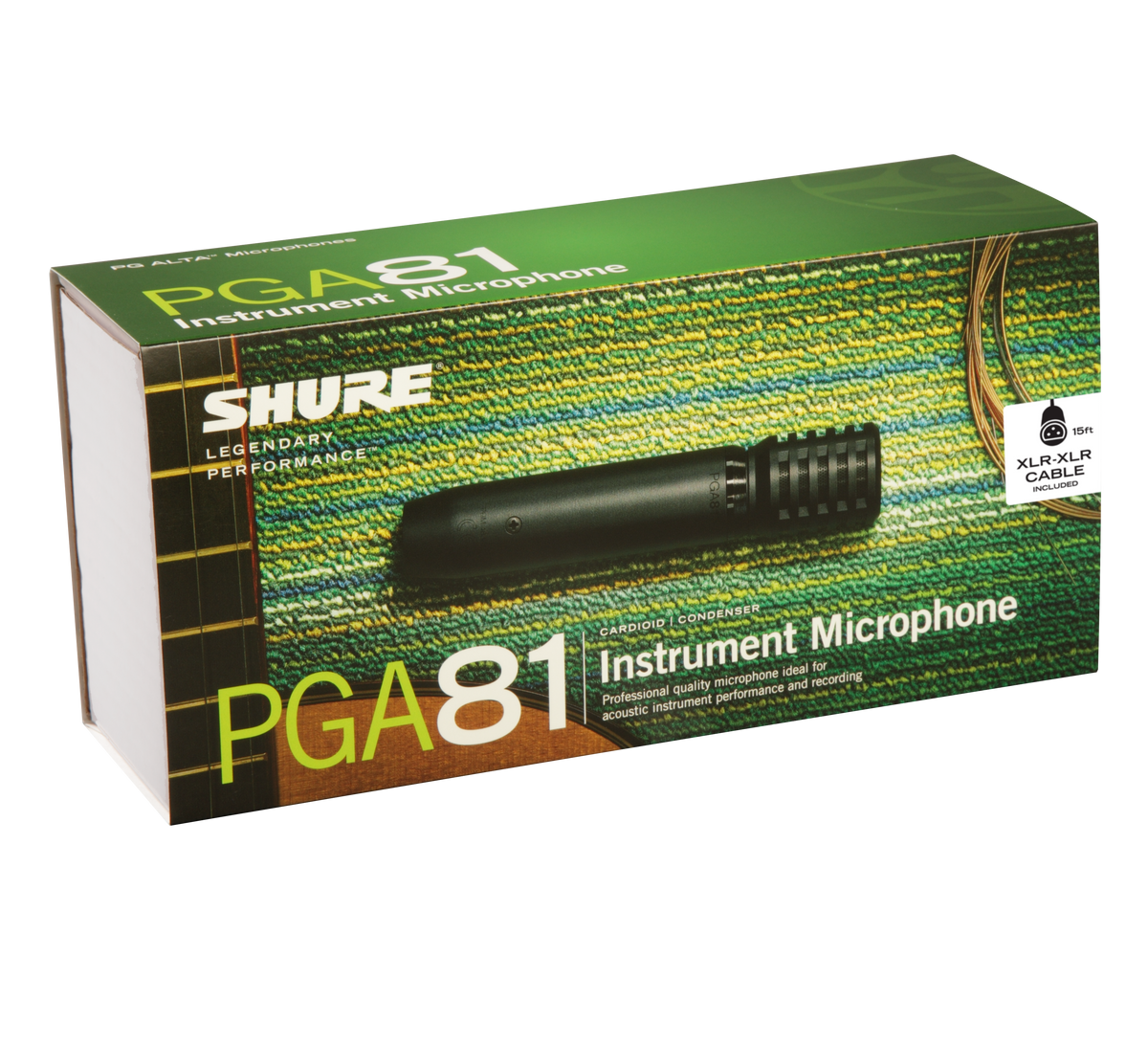 Accesorios incluidos con el Shure PGA81-XLR