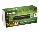Accesorios incluidos con el Shure PGA81-XLR