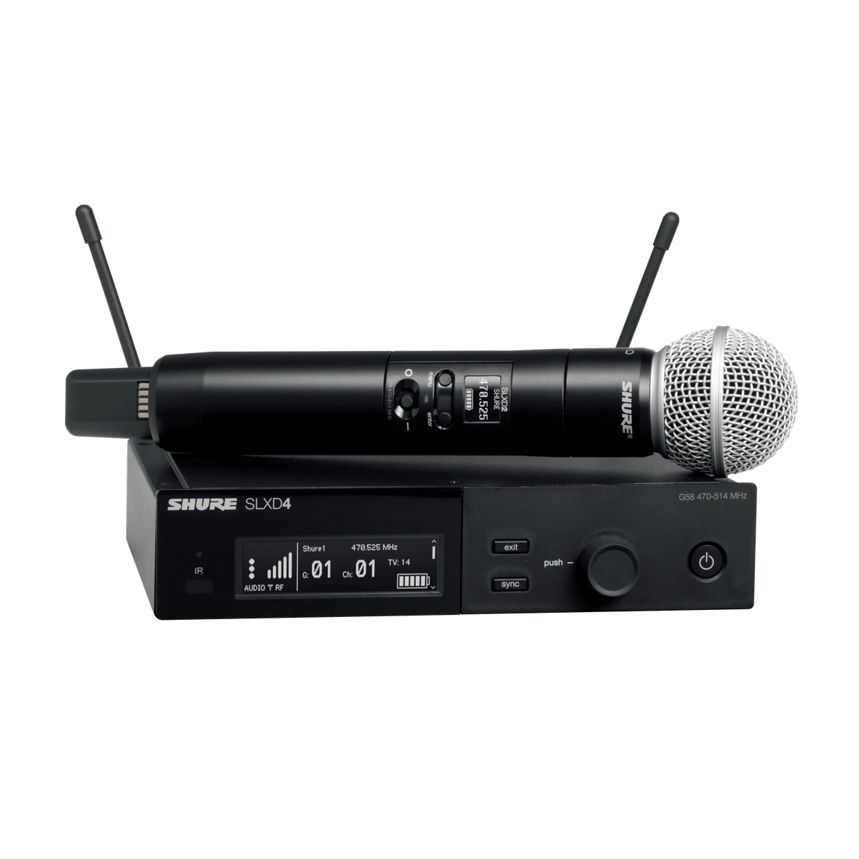 Sistema inalámbrico Shure SLXD24/SM58 de generación original
