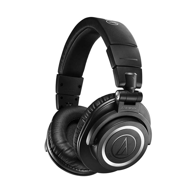 Audífonos Bluetooth AudioTechnica ATH M50xBT2 con Carga Rápida USB C vista oficial completa sobre fondo limpio