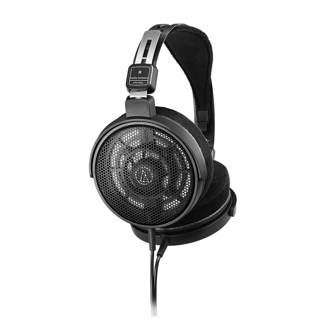Audífonos Abiertos de Referencia AudioTechnica ATH R30X vista oficial completa sobre fondo limpio