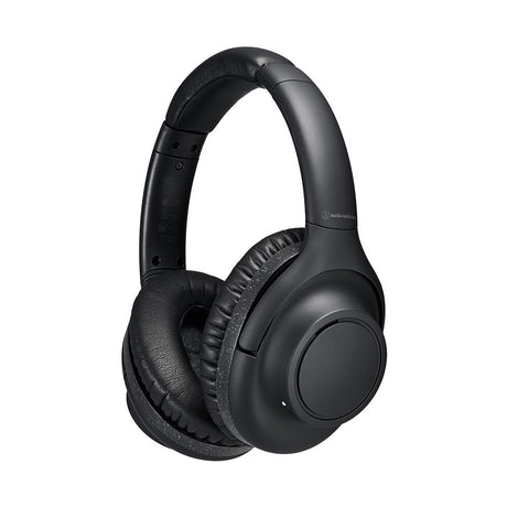Audífonos Inalámbricos AudioTechnica ATH S300BT Negros vista oficial completa sobre fondo limpio