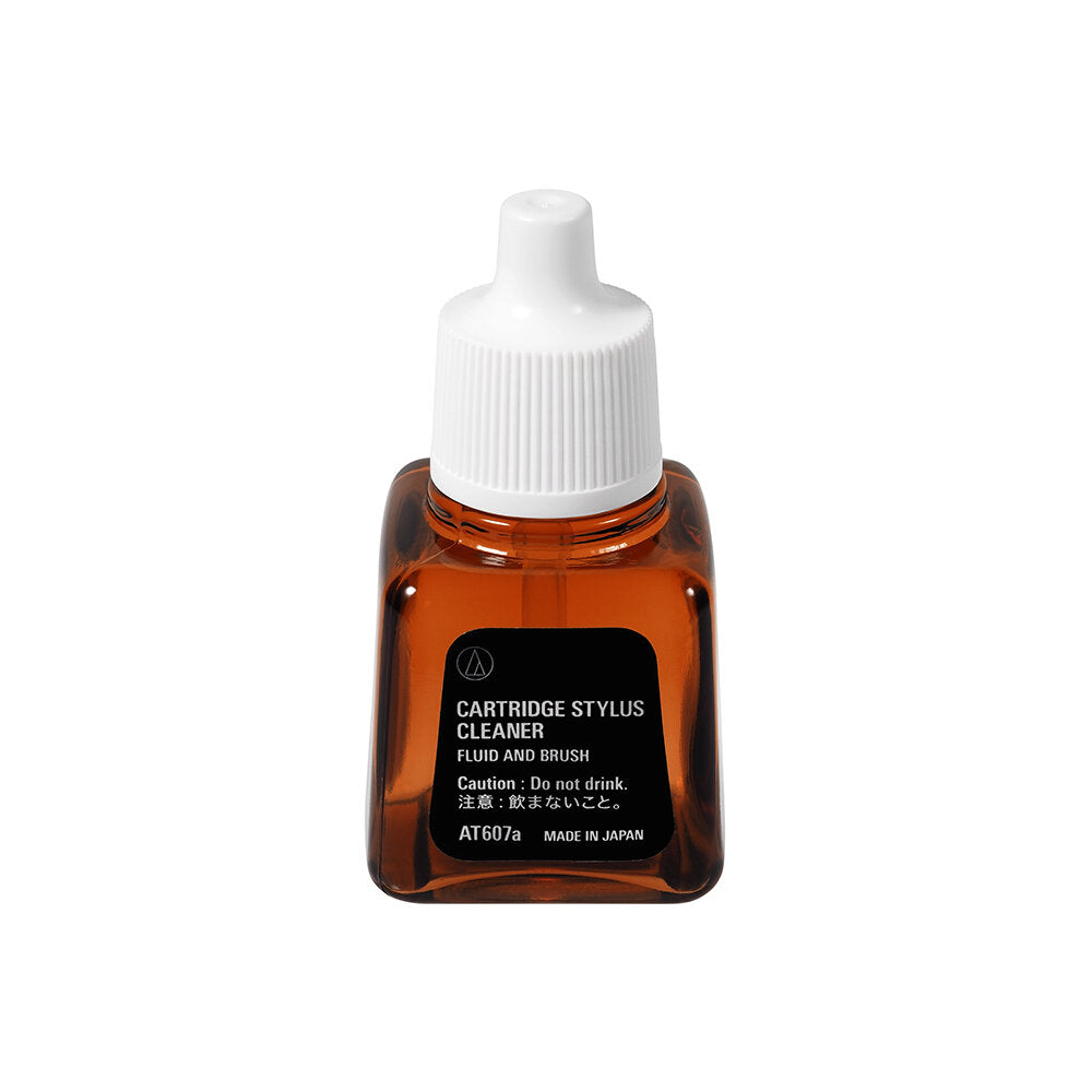 Limpiador Líquido de Agujas AudioTechnica AT607a 10 ml de Secado Rápido vista oficial completa sobre fondo limpio