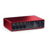 Interfaz de audio Focusrite Scarlett 18i16 4th Gen en vista angular