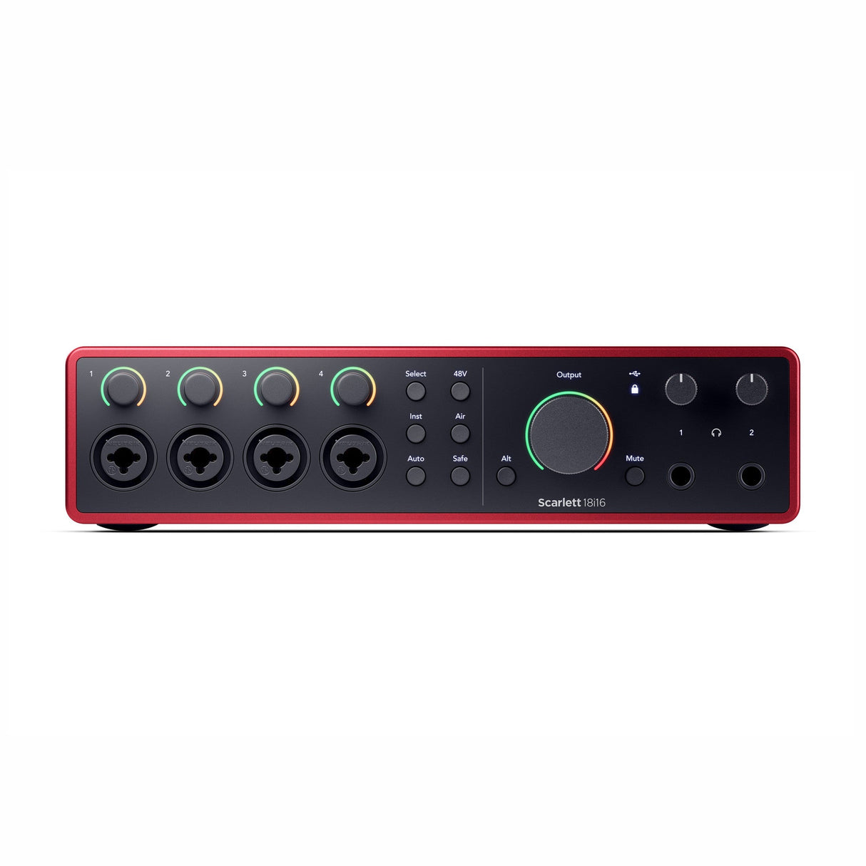Focusrite Scarlett 18i16 4th Gen vista frontal